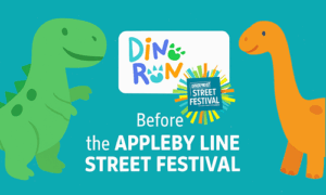 Dino Run before the Appleby Line Street Festival