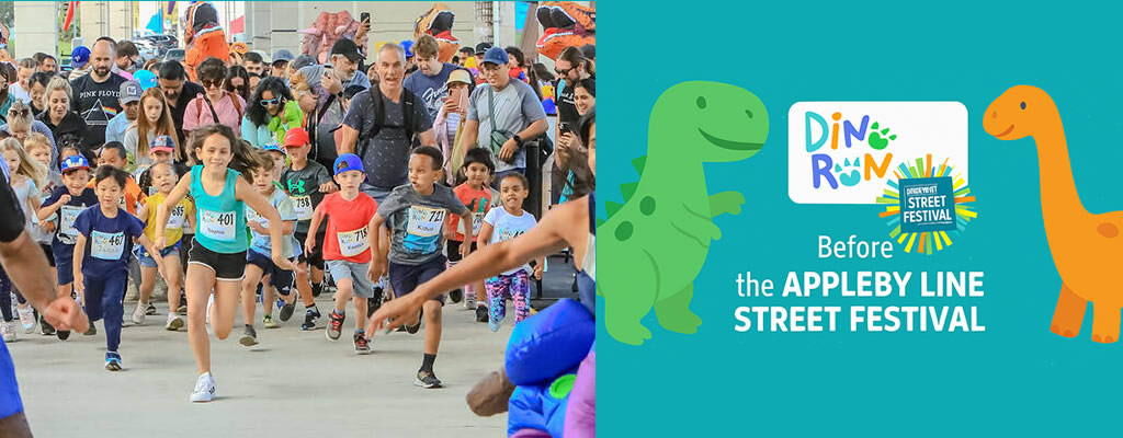 Dino Run before the Appleby Line Street Festival